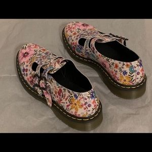 Flowery Doc Martens Mary Janes!